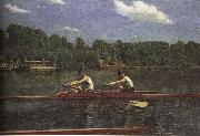 Thomas Eakins The buddie is rowing the boat oil painting reproduction